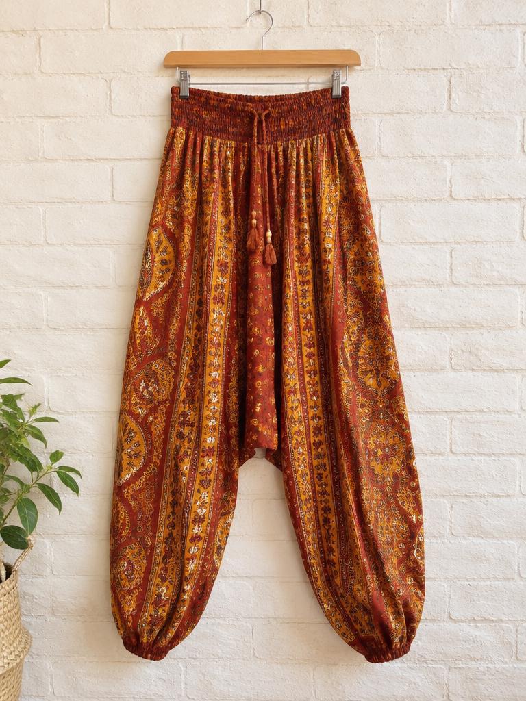 Flowy Paisley Pants